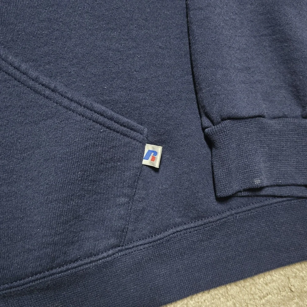 VTG‎ 90s Ole Miss Rebels Russell Athletic Hoodie Mens 3XL Navy NCAA